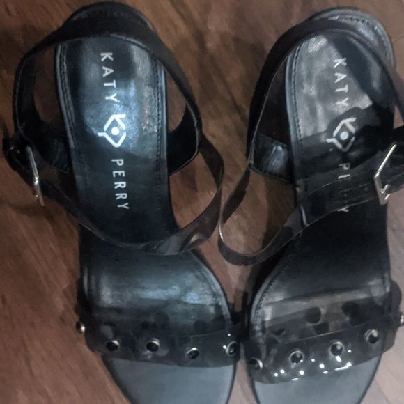 KATIE perry fun plastic t-Strap/Stones - Picture 2 of 3